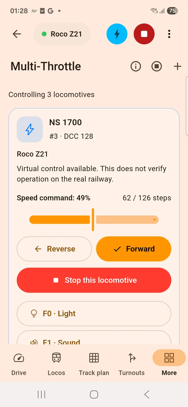 Multi-régulateur sur Android